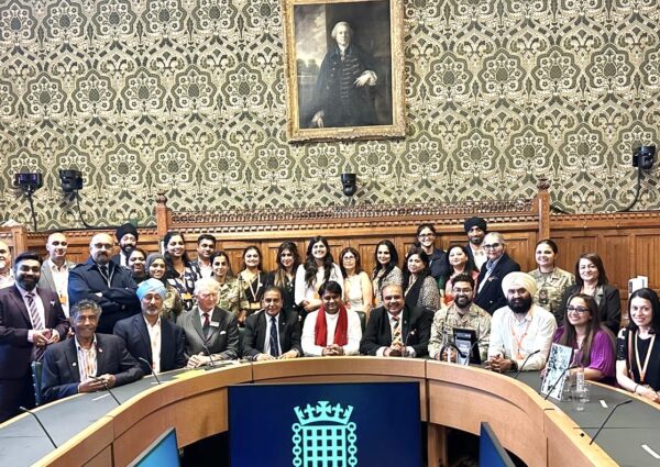 An event to honor Commonwealth heroes of the World Wars at the British Parliament.