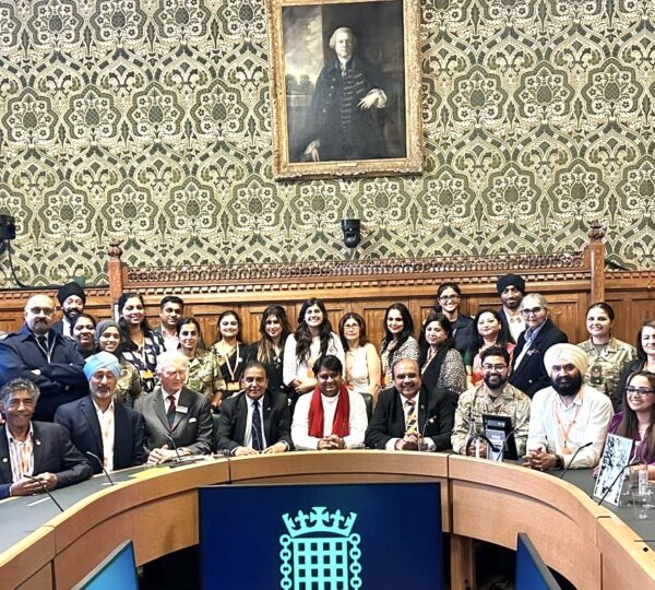 An event to honor Commonwealth heroes of the World Wars at the British Parliament.