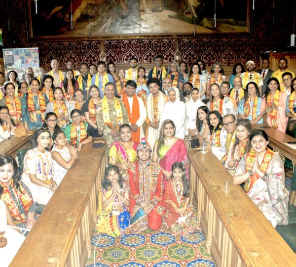 International Yoga Day at the House of Commons with Holy Saints. 