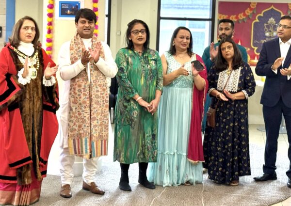 Barclays Bank in Harrow illuminated their space with the vibrant spirit of Diwali.
