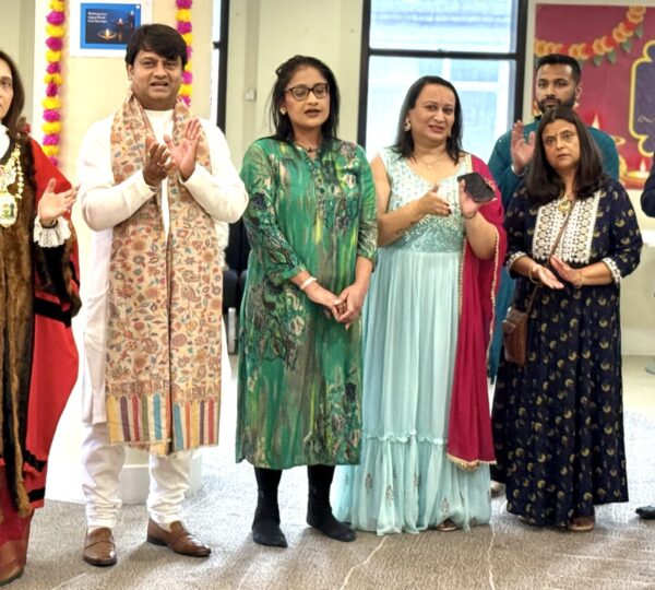 Barclays Bank in Harrow illuminated their space with the vibrant spirit of Diwali.