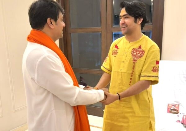 A grand Sanatan Yatra in Delhi with Guruji.