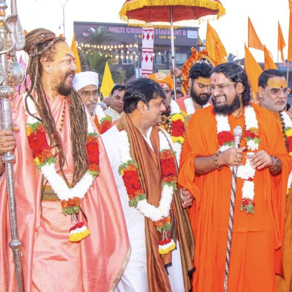 Thousands Participate in Yoga and Holy Bathing Ceremony at Goa Spiritual Festival for Unity