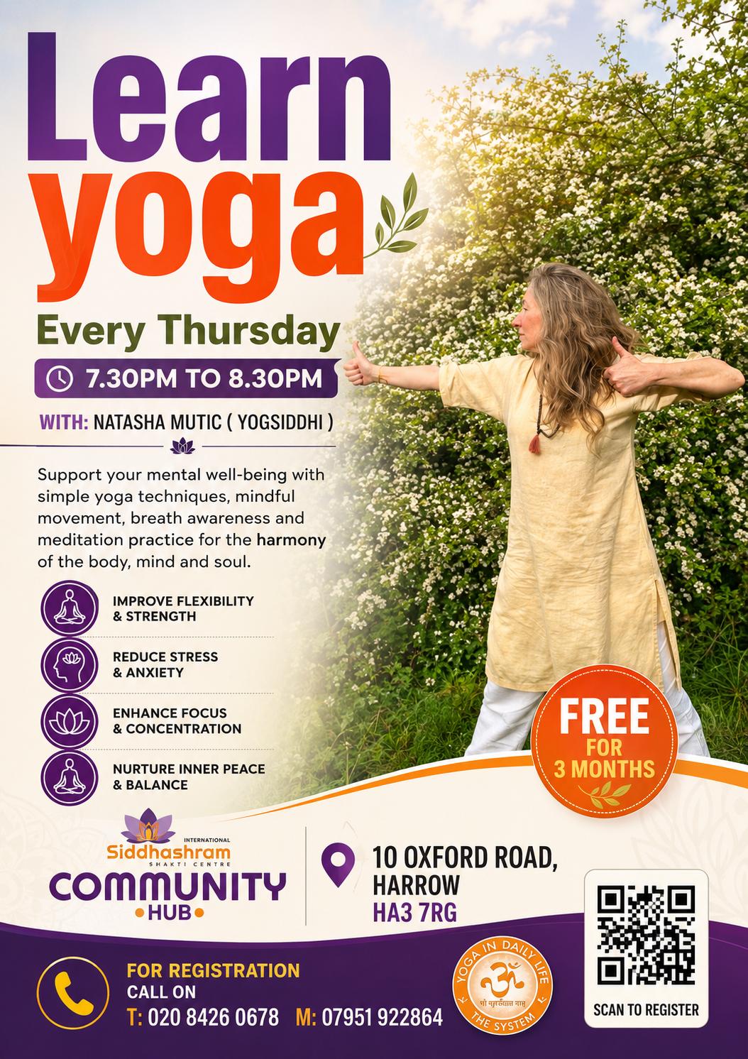 Learn Yoga in london