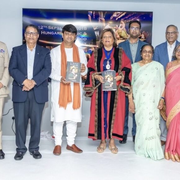 The book, featuring Dr. Vibha Shah’s inspiring story, was officially inaugurated by HH Shri Rajrajeshwar Guruji and the Deputy Mayor of Harrow.