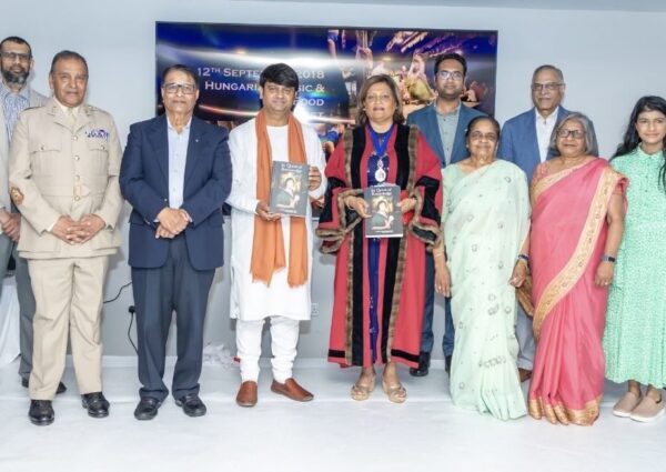 The book, featuring Dr. Vibha Shah’s inspiring story, was officially inaugurated by HH Shri Rajrajeshwar Guruji and the Deputy Mayor of Harrow.