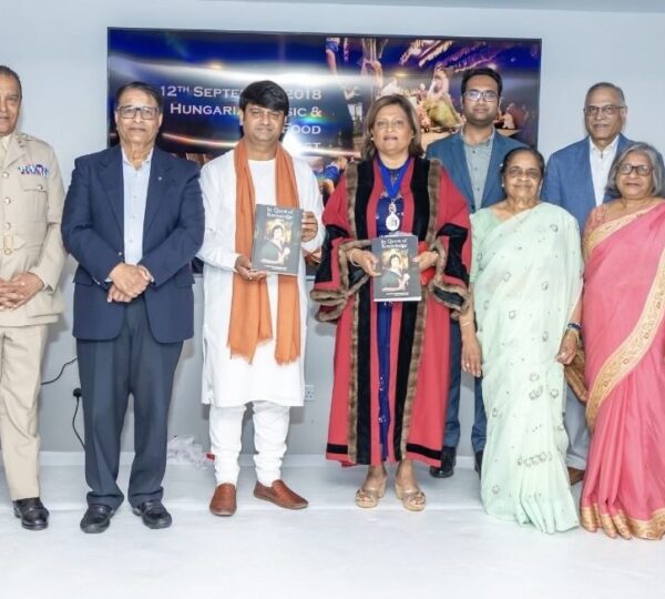 The book, featuring Dr. Vibha Shah’s inspiring story, was officially inaugurated by HH Shri Rajrajeshwar Guruji and the Deputy Mayor of Harrow.