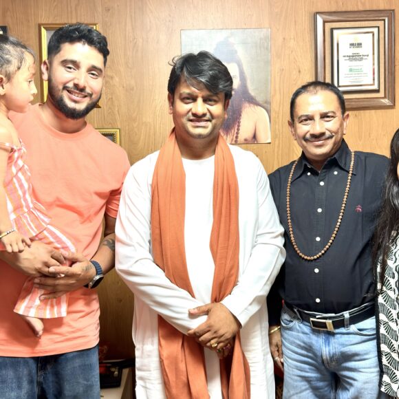 Mr. Dipak Bhatt is a distinguished master miniaturist who received a blessing from Guruji in London.